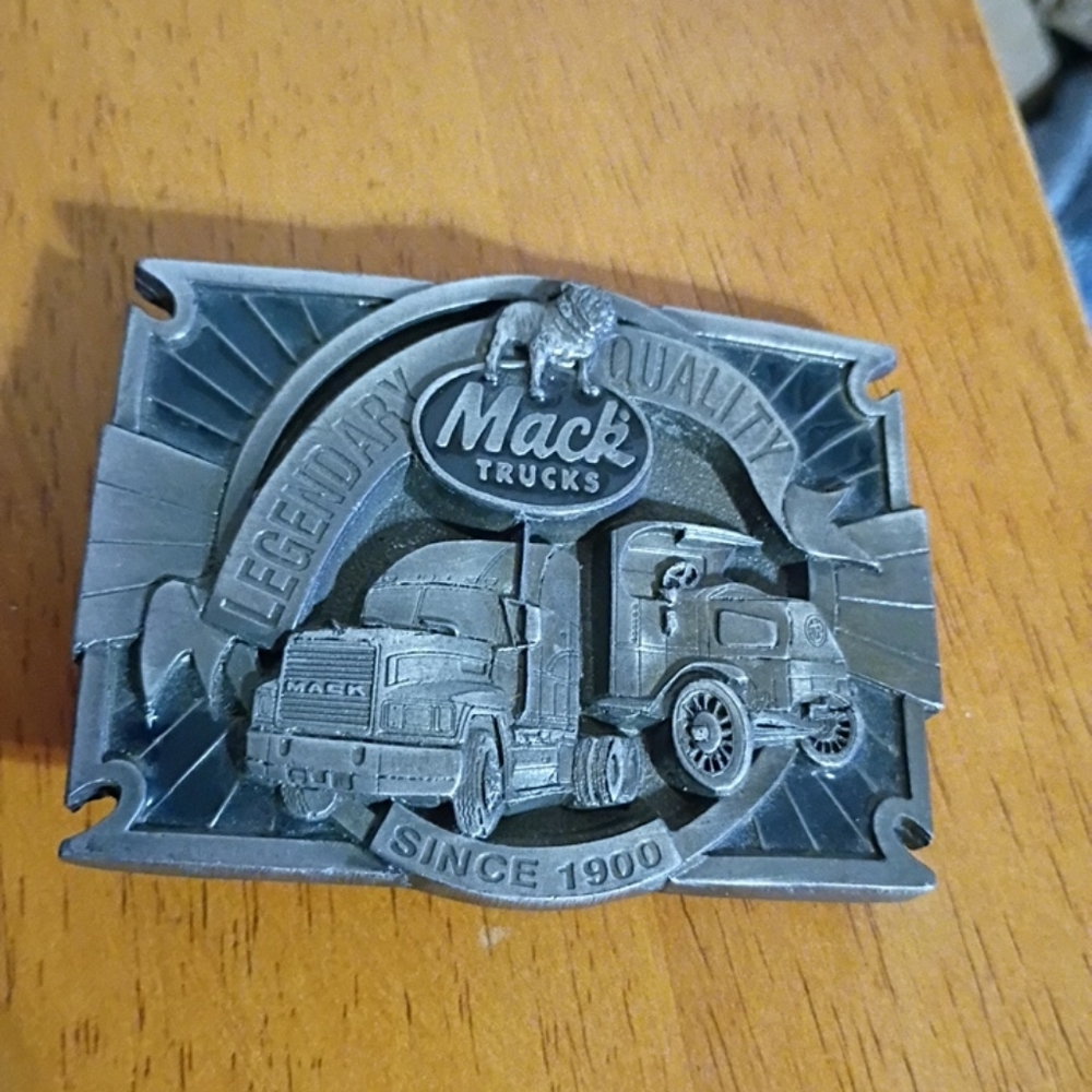 Mack Trucks Belt Buckle 1990s